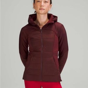 NWT! Lululemon Down For It All Jacket Red Merlot Size 4